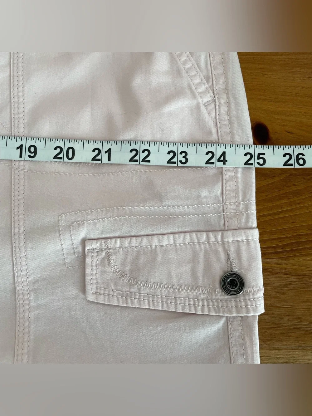 Style & Co. Light Pink Shorts Cotton Midrise Comfort Waist Size 18W